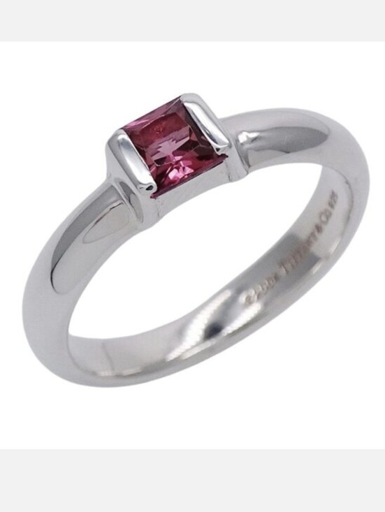 Tiffany & Co. Jewelry - Tiffany & Co Pink Tourmaline Stacking Ring